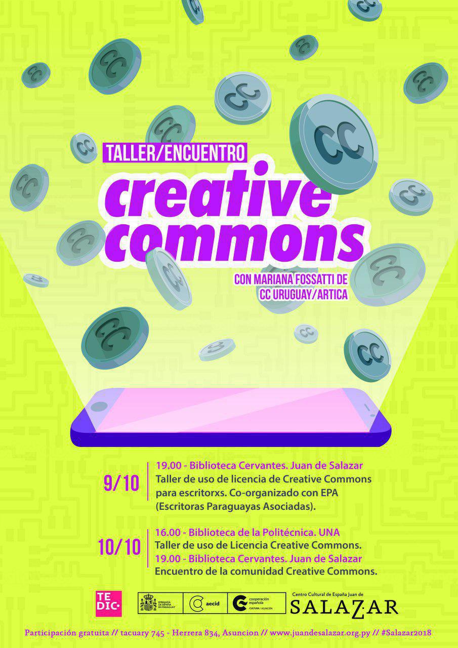 Talleres y Encuentro de Creative Commons: A compartir y aprender sobre la Cultura Libre